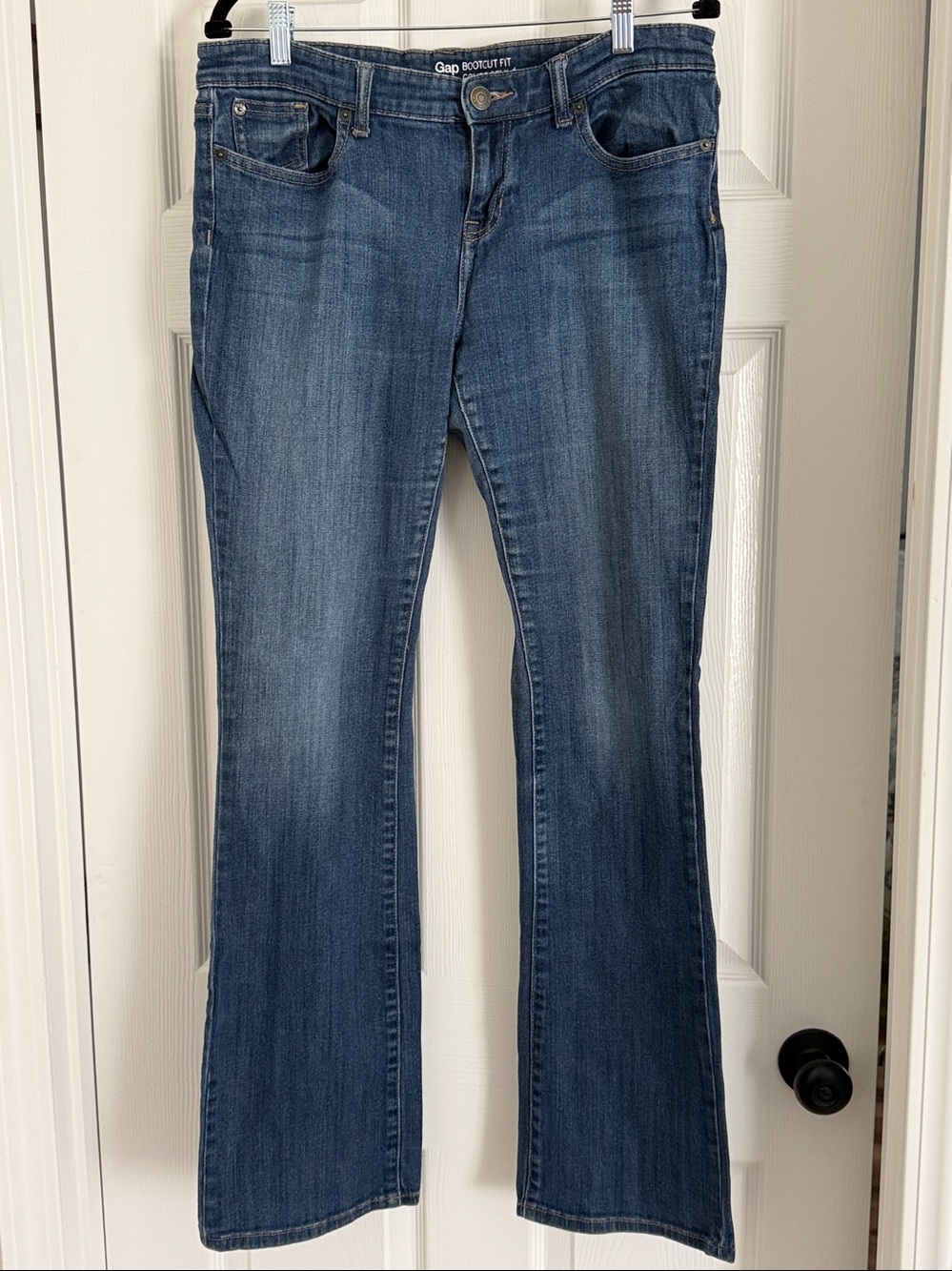 GAP Women's Bootcut Jeans in Dark Blue Wash